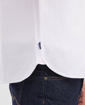 Men's Striped Oxford Shirt Spread Collar in Cotton - 5