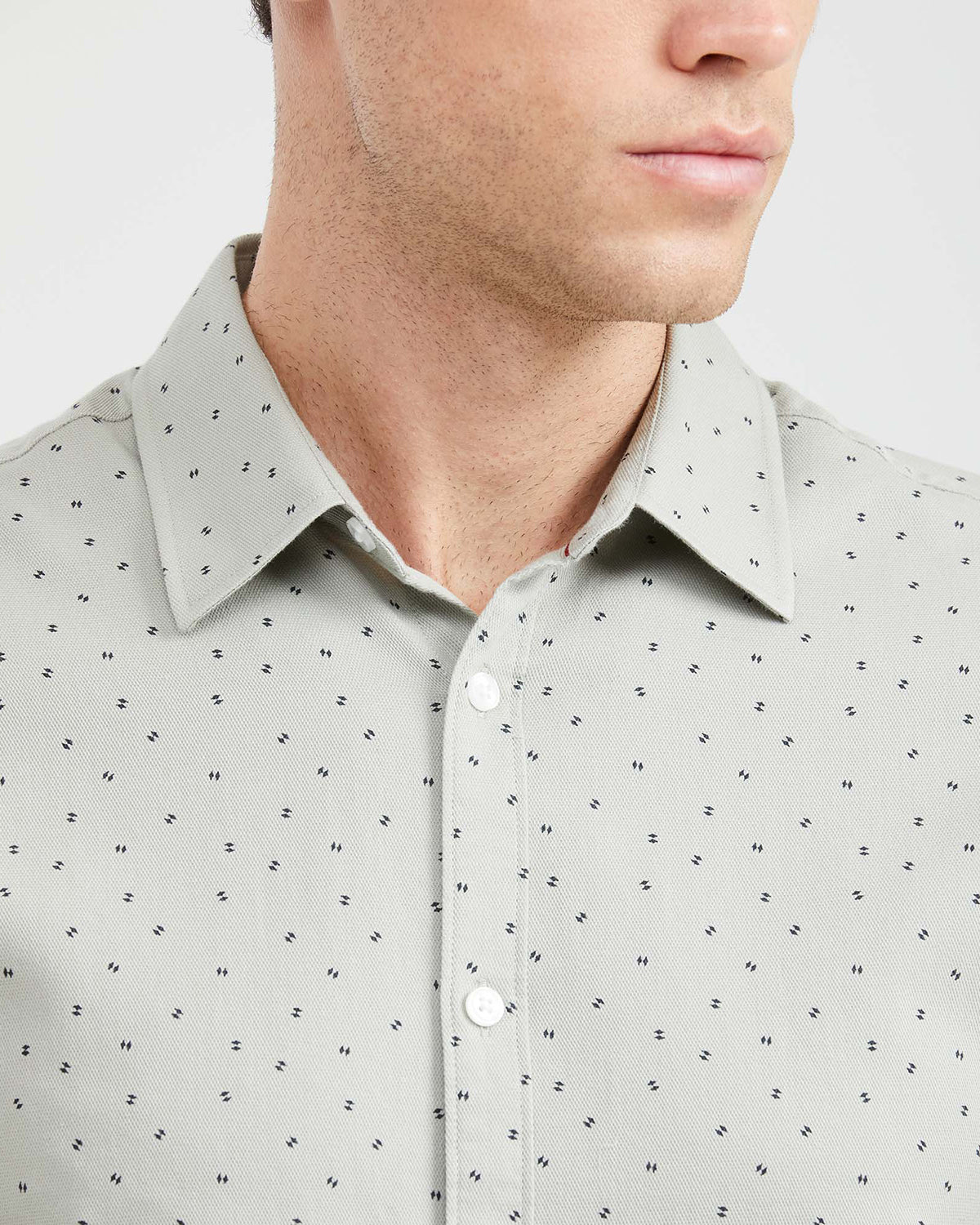 Classic fit long sleeve linen Shirt in green Color
