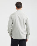 Men's Mini Print Button-Down Shirt 100% Cotton - 4