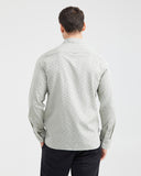 Classic fit long sleeve linen Shirt in green Color