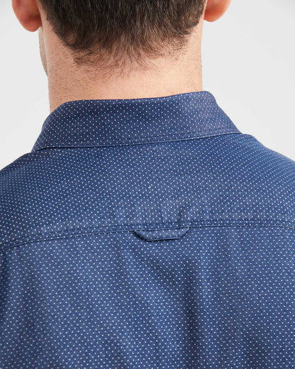 Classic fit long sleeve linen Shirt in blue Color