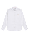 Men's Shirt: Long Sleeve 100% Linen Male - White 617G204 - 2