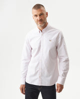 Oxford Long Sleeve Shirt for Men in Cotton - Pink 617G400 - 1
