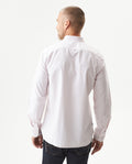 Oxford Long Sleeve Shirt for Men in Cotton - Pink 617G400 - 5