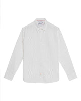 Camisa Mini Print Manga Larga para Hombre en Algodón - White 63_617G402_BLA110601_3