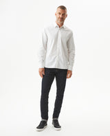 Camisa Mini Print Manga Larga para Hombre en Algodón - White 63_617G402_BLA110601_4