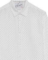 Camisa Mini Print Manga Larga para Hombre en Algodón - White 63_617G402_BLA110601_8