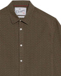 Camisa Mini Print Manga Larga para Hombre en Algodón - Green 63_617G402_VER180316_8