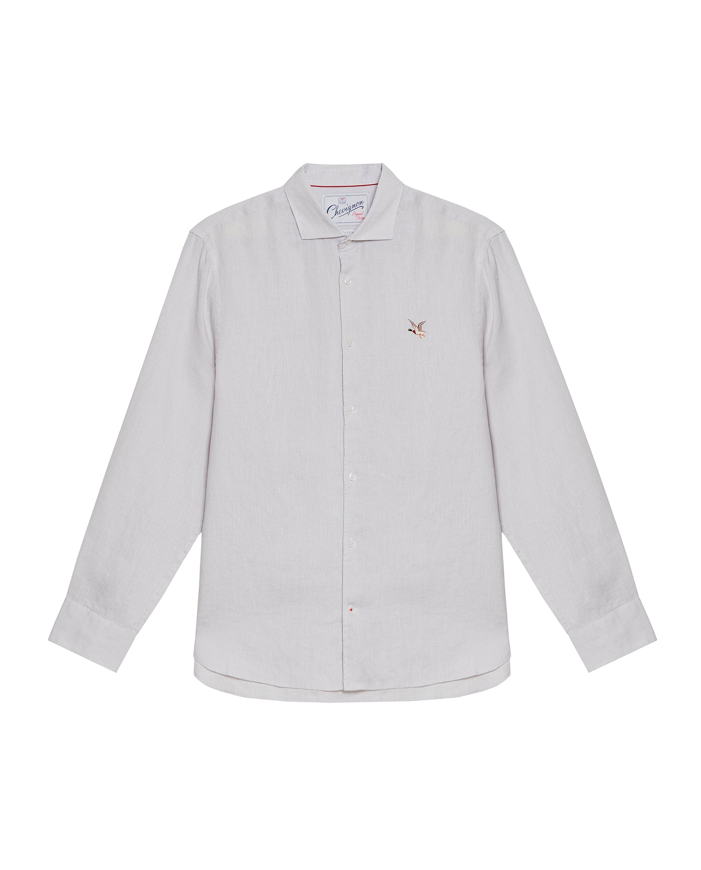 Men's Long Sleeve Linen Shirt - Raw - 1