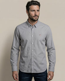Men's Slim Fit Oxford Shirt - Green 63_617H200_VER176206_0