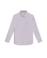 Men´s Slim Fit Striped Shirt - Brown 63_617H201_CAF171314_3