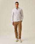 Men´s Slim Fit Striped Shirt - Brown 63_617H201_CAF171314_4