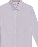 Men´s Slim Fit Striped Shirt - Brown 63_617H201_CAF171314_8