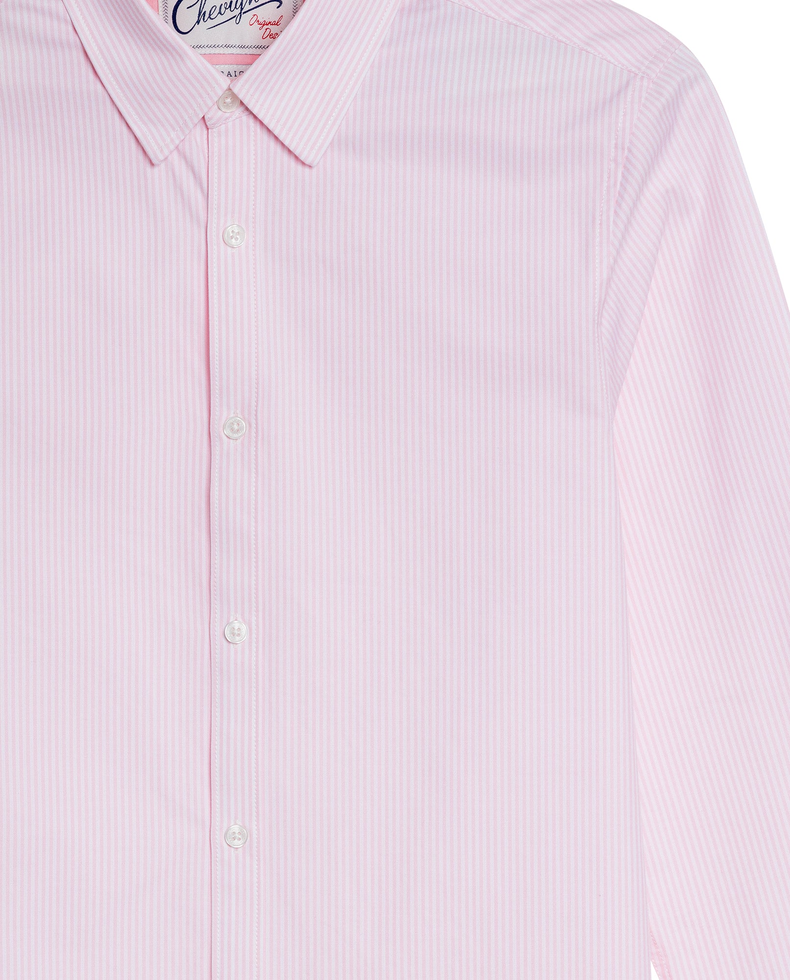 Men´s Slim Fit Striped Shirt - Pink 63_617H201_ROS161720_8
