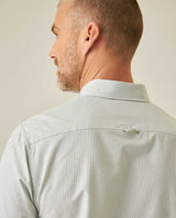 Men´s Slim Fit Striped Shirt - Green 63_617H201_VER170220_7