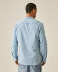 Mens Slim Fit Lightweight Denim Shirt - Blue 63_617H203_AZU154714_6