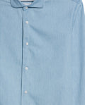 Mens Slim Fit Lightweight Denim Shirt - Blue 63_617H203_AZU154714_8