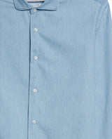Mens Slim Fit Lightweight Denim Shirt - Blue 63_617H203_AZU154714_8