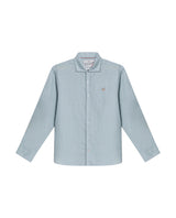 Mens Regular Fit Linen Embroidered Shirt - Gray 63_617H204_GRI144105_3