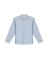 Mens Striped Linen Shirt - Blue 63_617H206_AZU154020_3