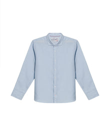 Mens Striped Linen Shirt - Blue 63_617H206_AZU154020_3