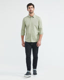 PALE GREEN COTTON SHIRT