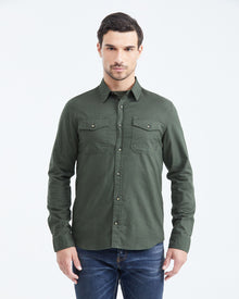 SLIM FIT POCKET HERITAGE SHIRT