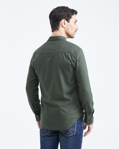 SLIM FIT POCKET HERITAGE SHIRT