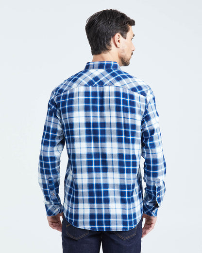 SLIM FIT PLAID SHIRT
