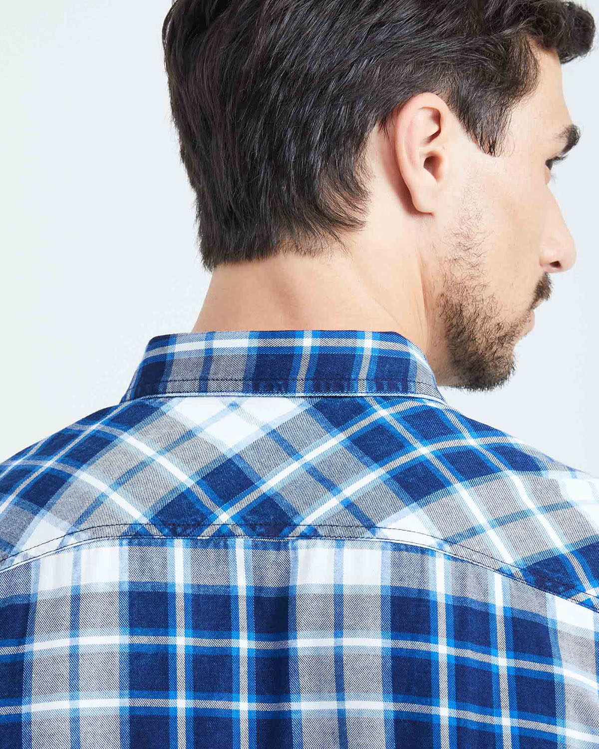 SLIM FIT PLAID SHIRT