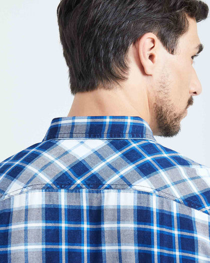 SLIM FIT PLAID SHIRT