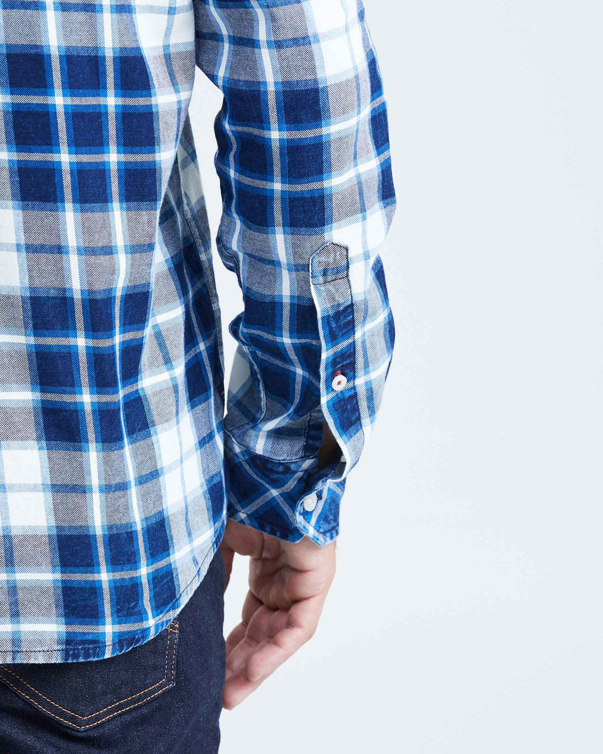 SLIM FIT PLAID SHIRT