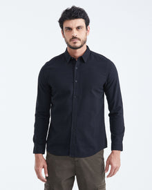 CLASSIC FIT FLAMA SHIRT IN BLACK