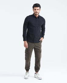 CLASSIC FIT FLAMA SHIRT IN BLACK