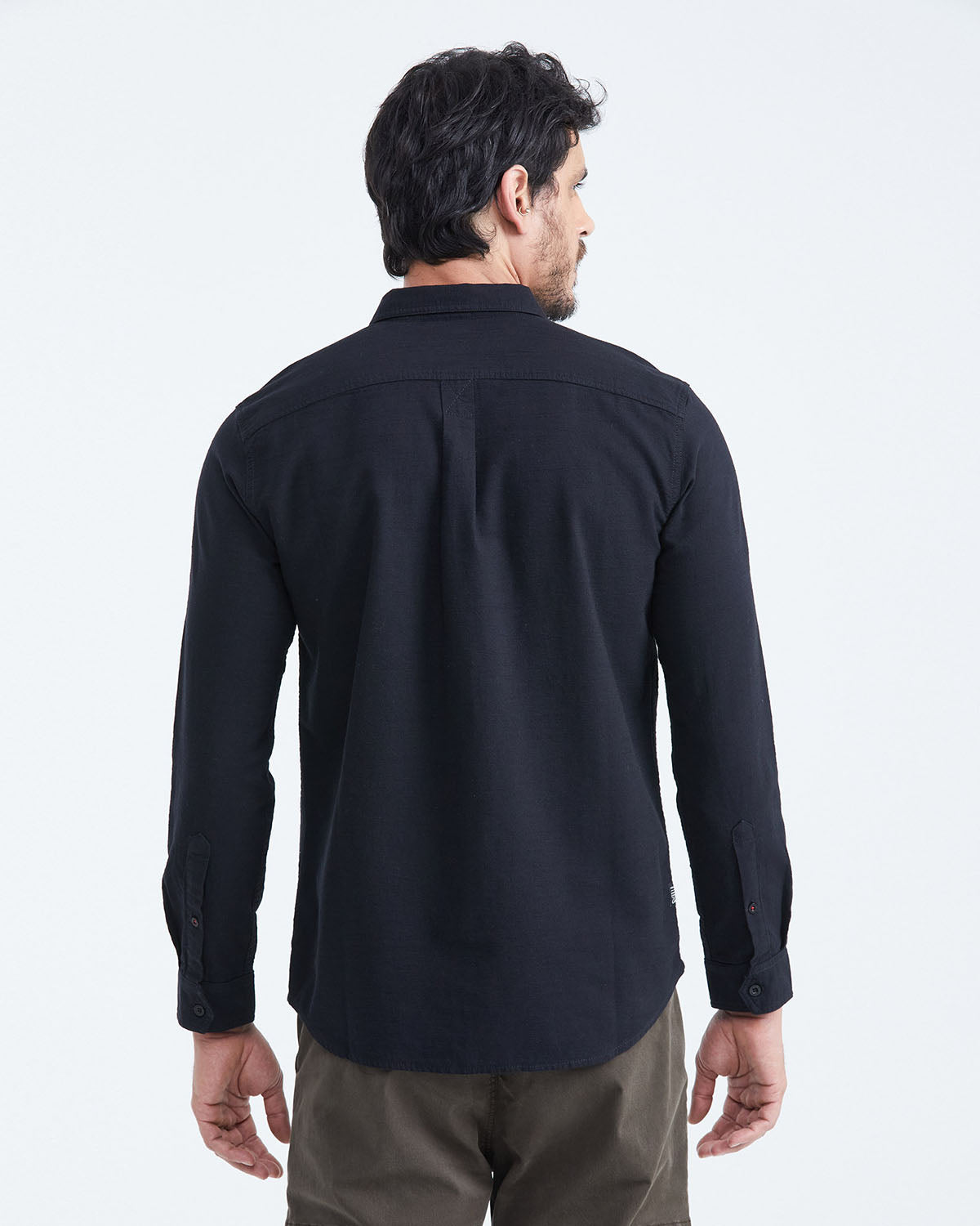 CLASSIC FIT FLAMA SHIRT IN BLACK