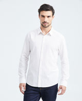 Men's Classic Fit Short Sleeve Shirt - White 619F019 - 1