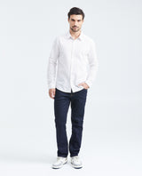 Men's Classic Fit Short Sleeve Shirt - White 619F019 - 2