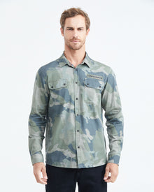CLASSIC FIT COTTON CAMU SHIRT