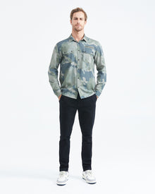 CLASSIC FIT COTTON CAMU SHIRT