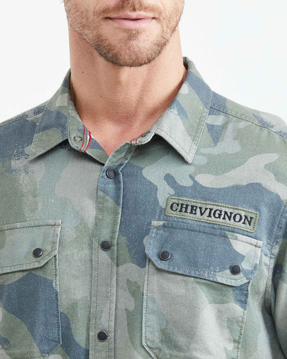 CLASSIC FIT COTTON CAMU SHIRT