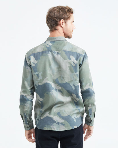 CLASSIC FIT COTTON CAMU SHIRT