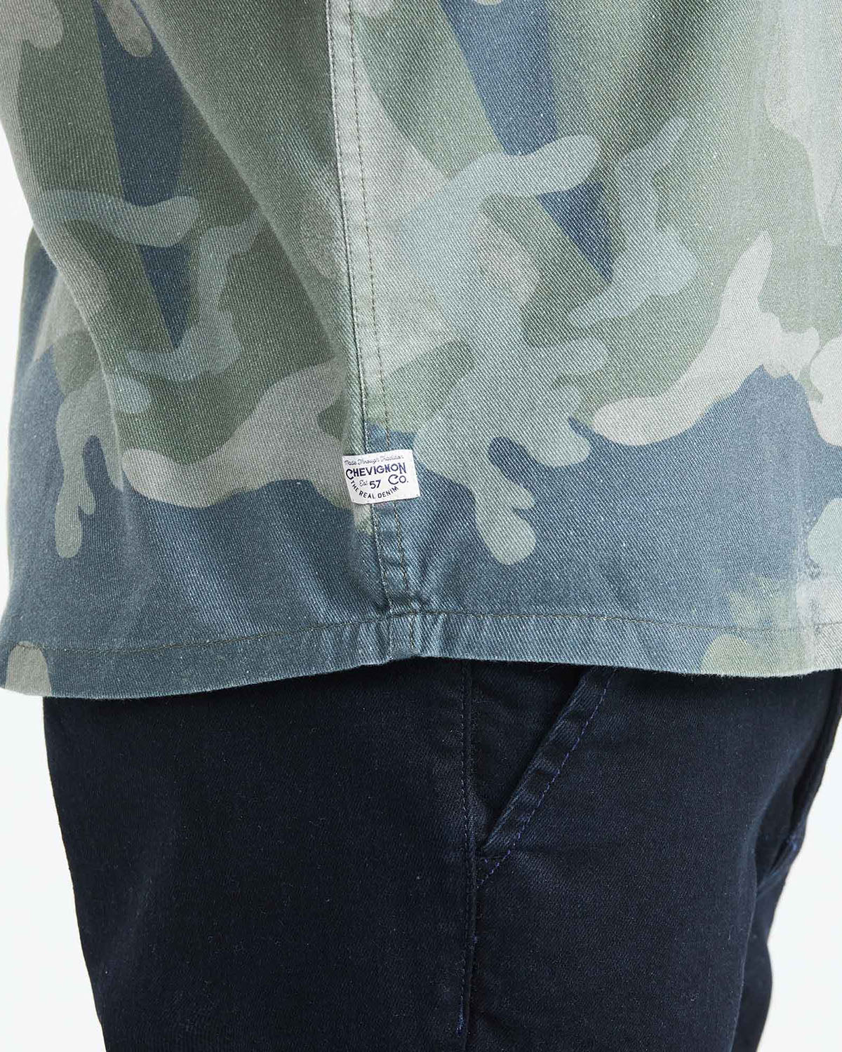 CLASSIC FIT COTTON CAMU SHIRT