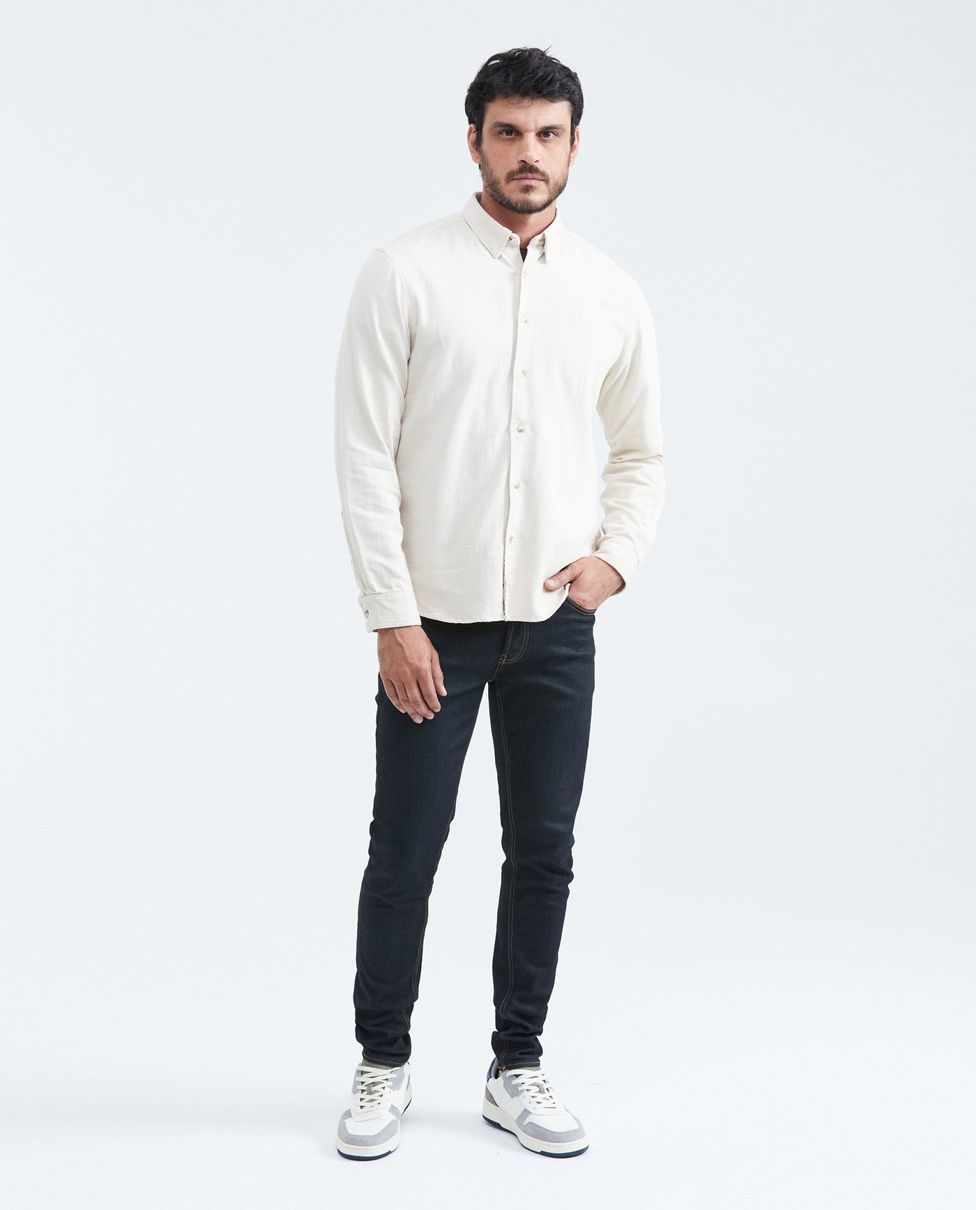 Classic Fit Long Sleeve Shirt xxxx for Men - Raw 619F047 - 2