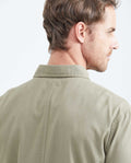 Men's Classic Fit Short Sleeve Dyed Shirt Pocket Embroidery Red Band in Cotton - 6