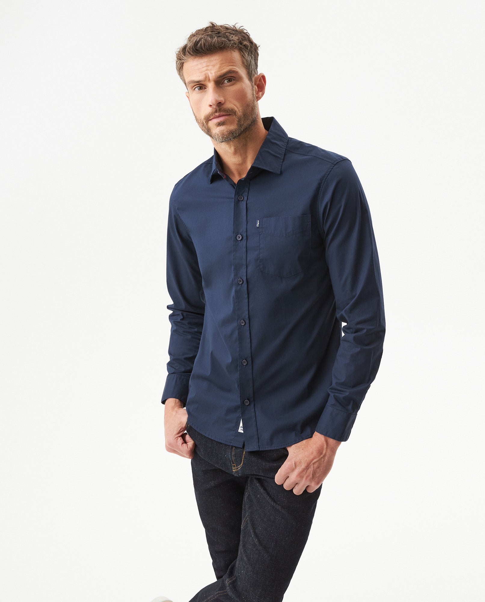 Camisa Manga Larga para Hombre - Blue 63_619G000_AZU193924_0