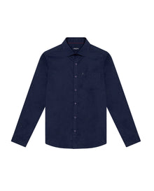 Men's Long Sleeve Shirt - Blue - 1