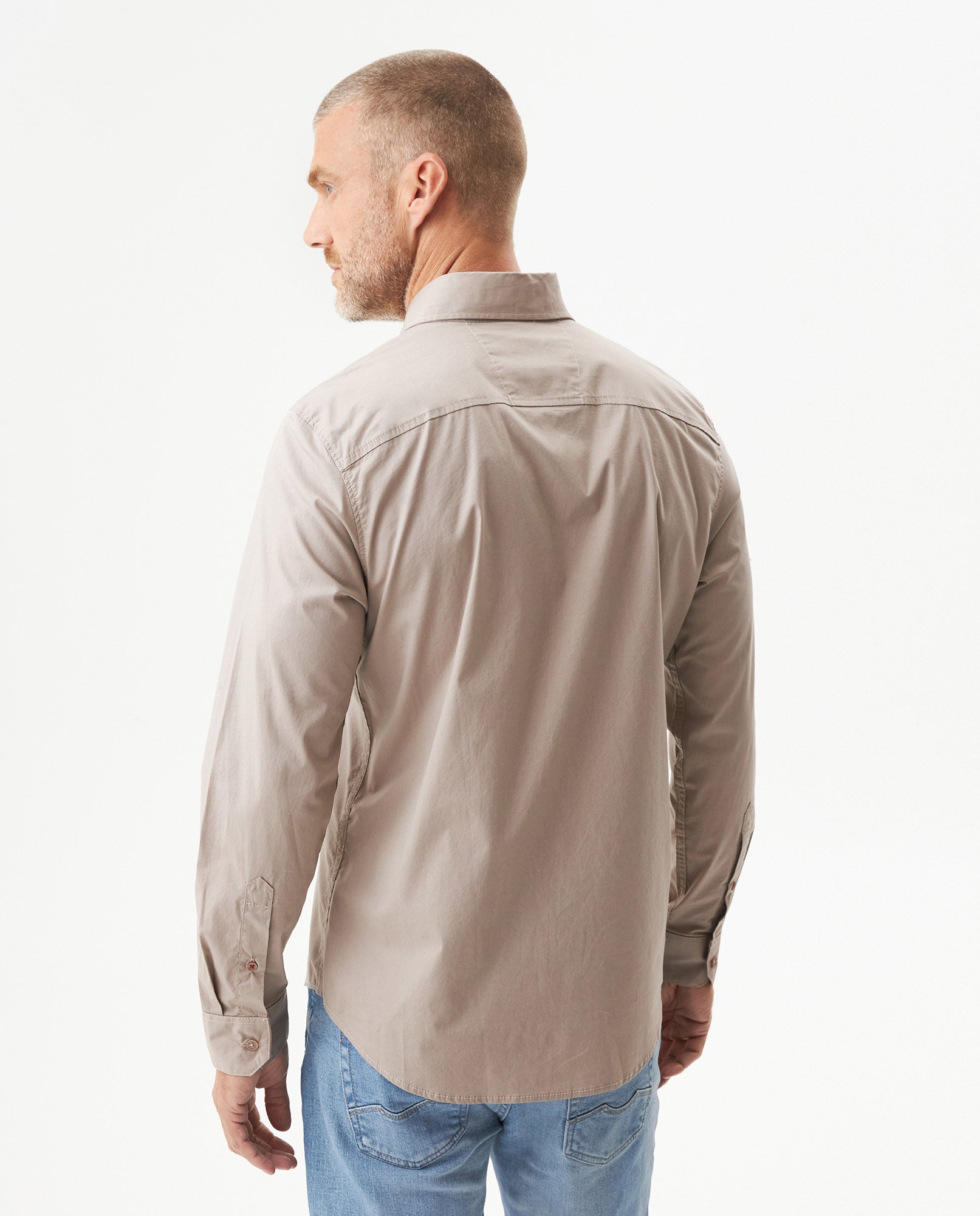 Camisa Manga Larga para Hombre - Gray 63_619G000_GRI171210_6
