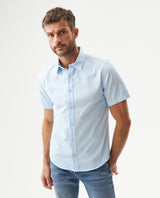 Camisa Manga Corta para Hombre - Blue 63_619G002_AZU134308_0
