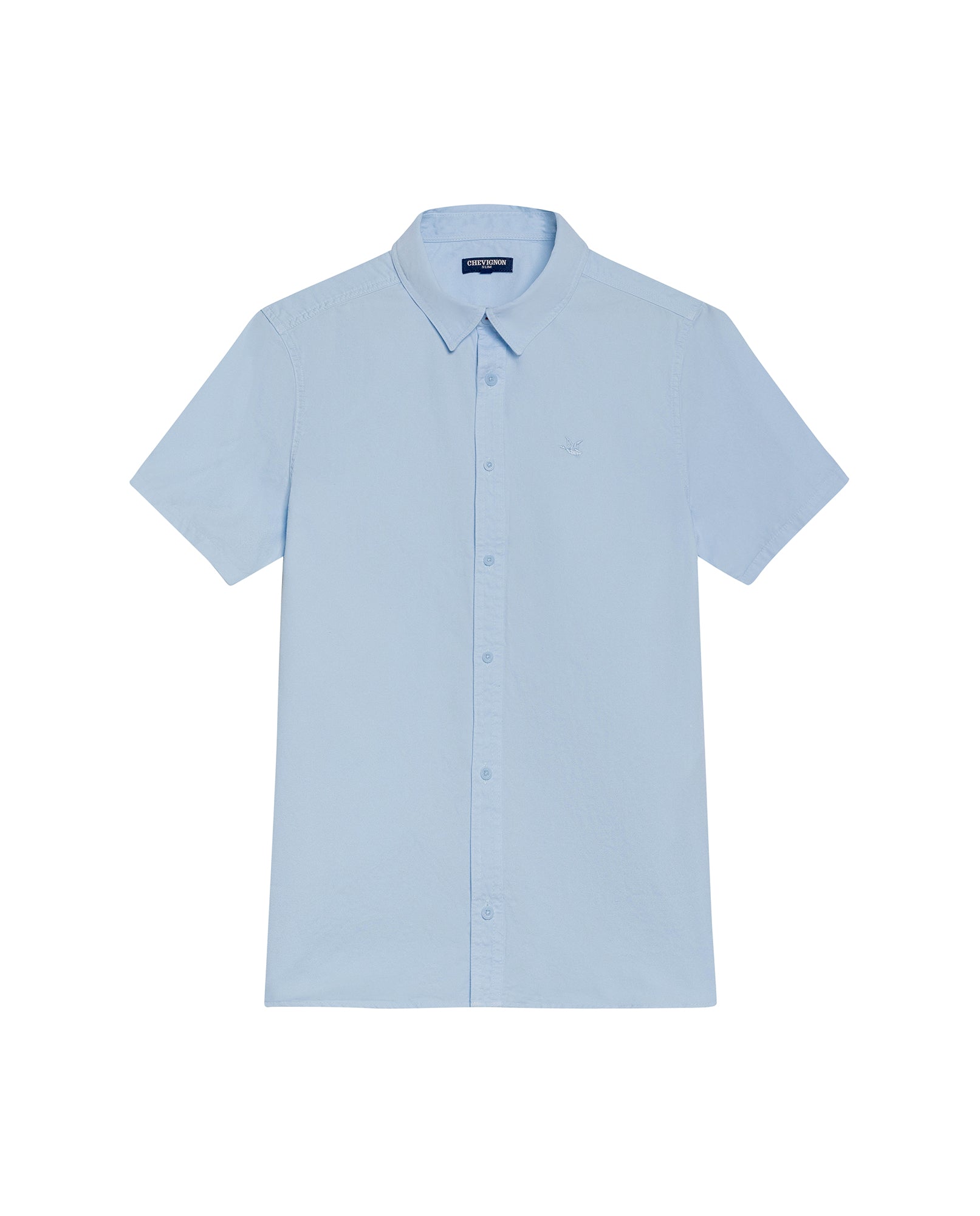 Camisa Manga Corta para Hombre - Blue 63_619G002_AZU134308_3