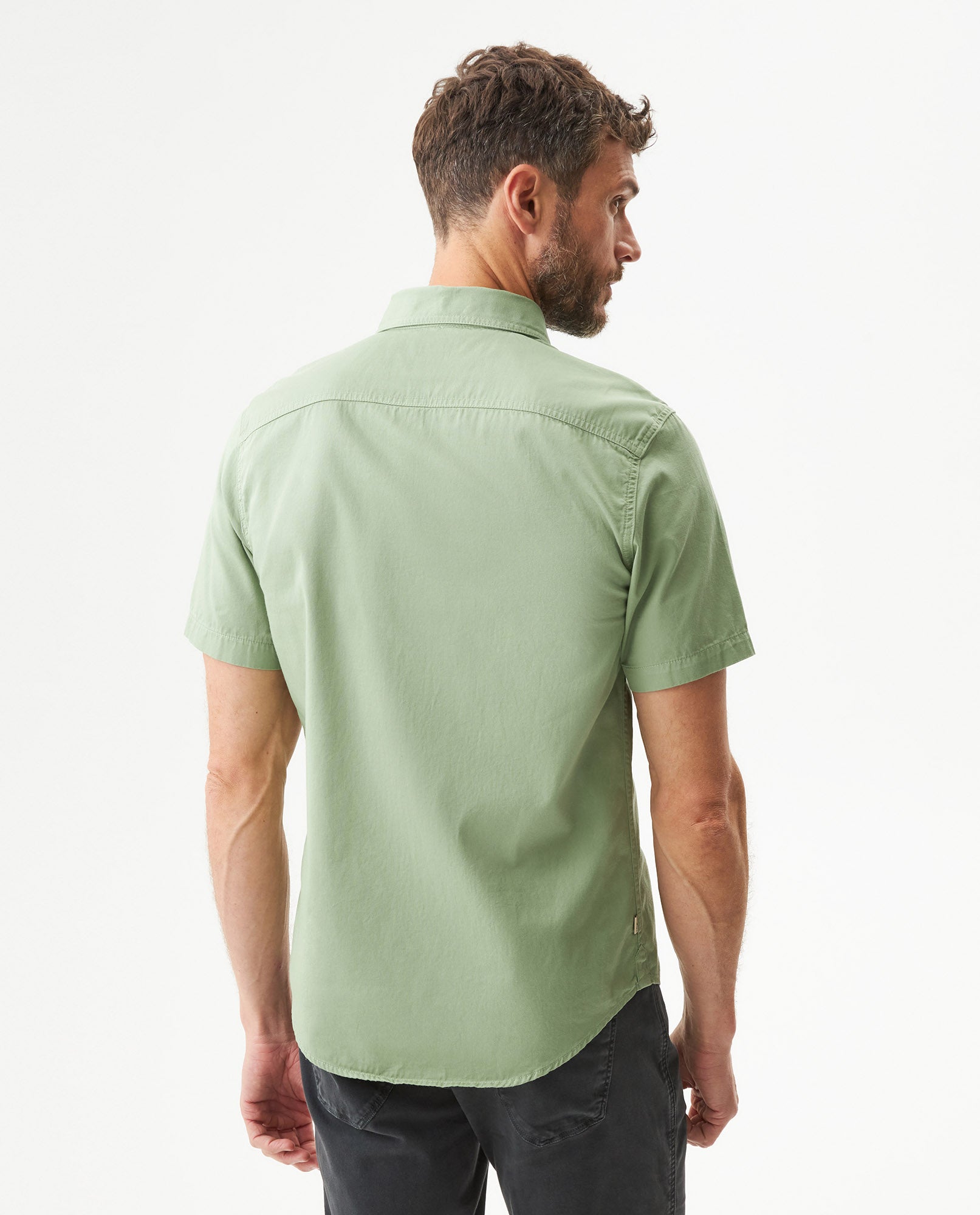 Camisa Manga Corta para Hombre - Green 63_619G002_VER160220_6